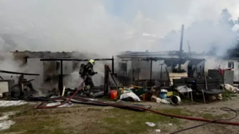 Muğla'da Tüp Kaynaklı Yangın: Aile Zor Kurtuldu, İtfaiye 1 Saat Mücadele Etti