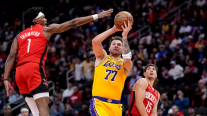 NBA'de Los Angeles Lakers Üst Üste 6. Galibiyetini Aldı, Rockets'ta Alperen Şengün Yoktu