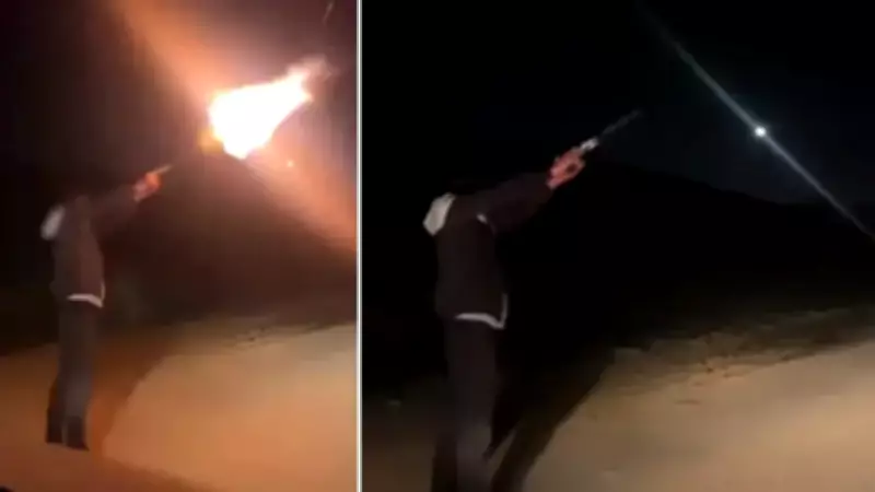 İnegöl'de Havaya Ateş Açan Şahıs, Görüntüler Sosyal Medyada Paylaşılınca Gözaltına Alındı