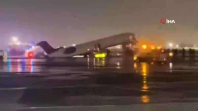 New York'ta Air Canada Uçağı Yer Aracına Çarptı: Pilot ve Yardımcı Pilot Hayatını Kaybetti