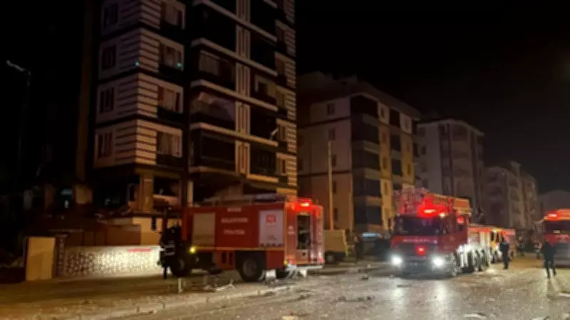 Niğde'de Doğal Gaz Patlaması: 14 Katlı Binada Yaralılar Var