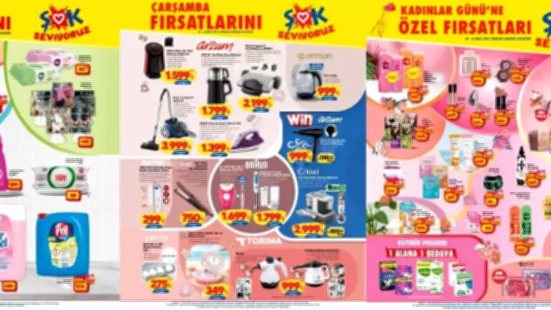 ŞOK Marketlerde 4-10 Mart İndirimleri Başladı: Çaycı, Ütü ve Daha Fazlası