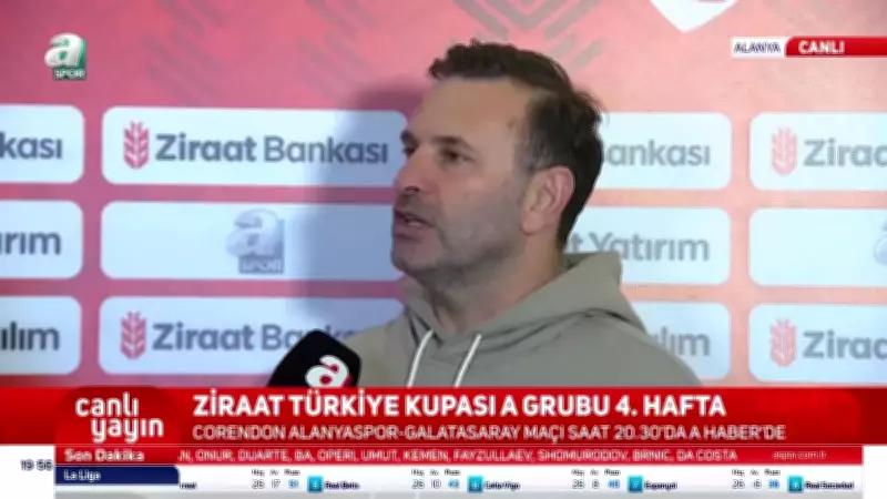 Okan Buruk'tan Galatasaray'ın Alanyaspor Maçı Öncesi Rotasyon Açıklaması