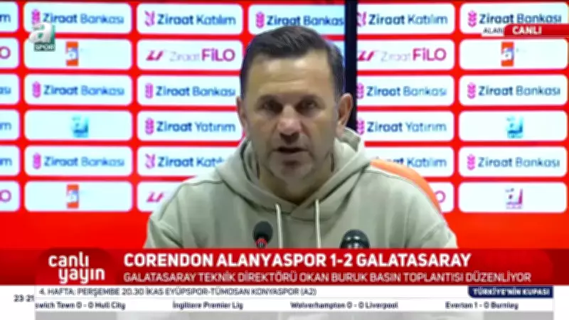 Okan Buruk'tan Galatasaray'ın Çeyrek Final Vurgusu: Alanyaspor Galibiyetini Değerlendirdi