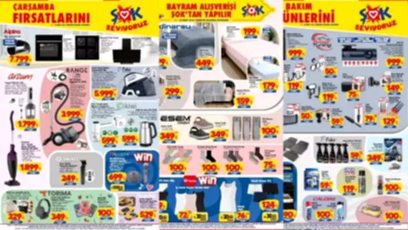 ŞOK'ta Bayram Hazırlığı Başladı: 11-24 Mart Aktüel Ürün Kataloğu Yayında