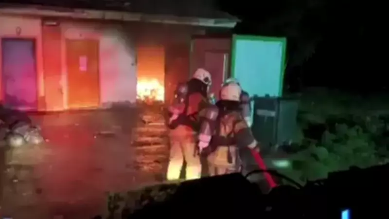 Onkoloji Tıbbi Atık Deposunda Çıkan Yangın Tüm Ekipleri Alarma Geçirdi