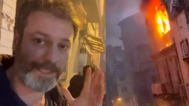 Oyuncu Umut Özkan, Beyoğlu'ndaki Yangından Son Anda Kurtuldu