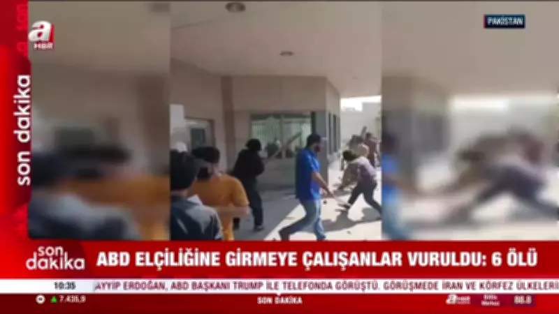 Pakistan'da ABD Elçiliğine Saldırı: 6 Kişi Hayatını Kaybetti