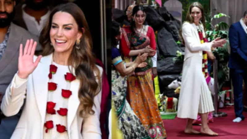 Prenses Kate Middleton, Hindu Tapınağında Çıplak Ayakla Dans Ederek İmaj Kurtardı