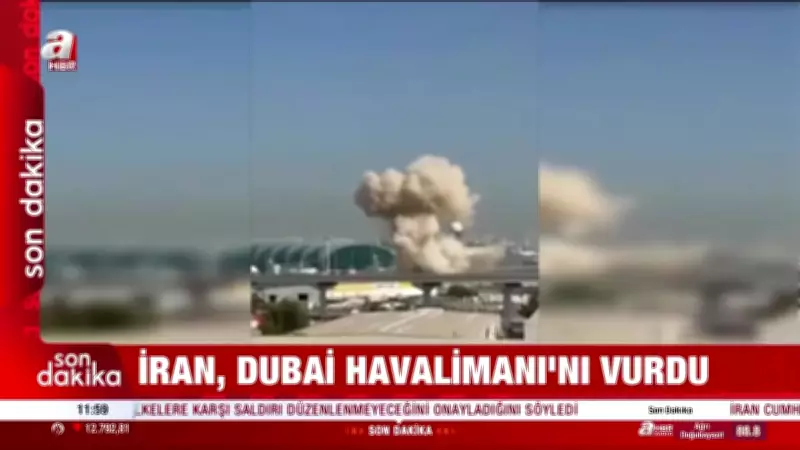 İran, Dubai Havalimanı'nı İHA'larla Vurdu: Uçuşlar Asıldı