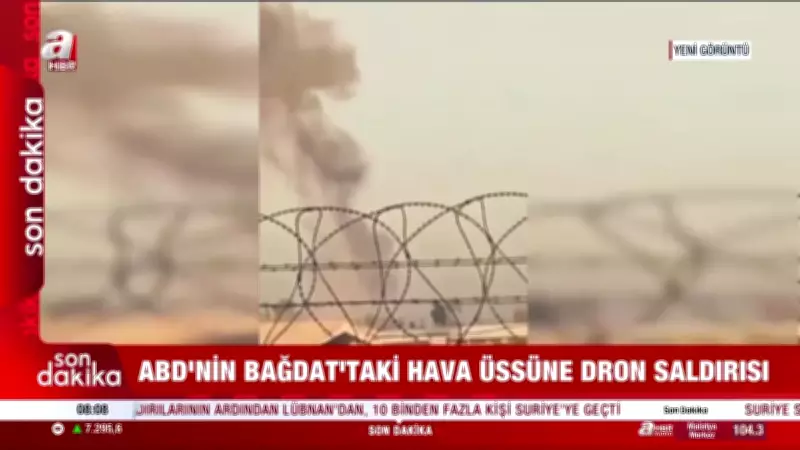 İran'dan ABD'nin Bağdat Üssüne Drone Saldırısı: Bölgede Gerilim Tırmanıyor