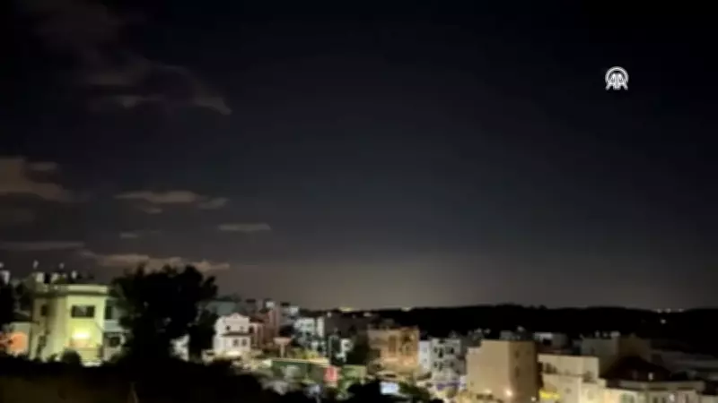 İran'ın Misilleme Füzeleri Hayfa Semalarında Görüntülendi, İsrail Savunması Devrede