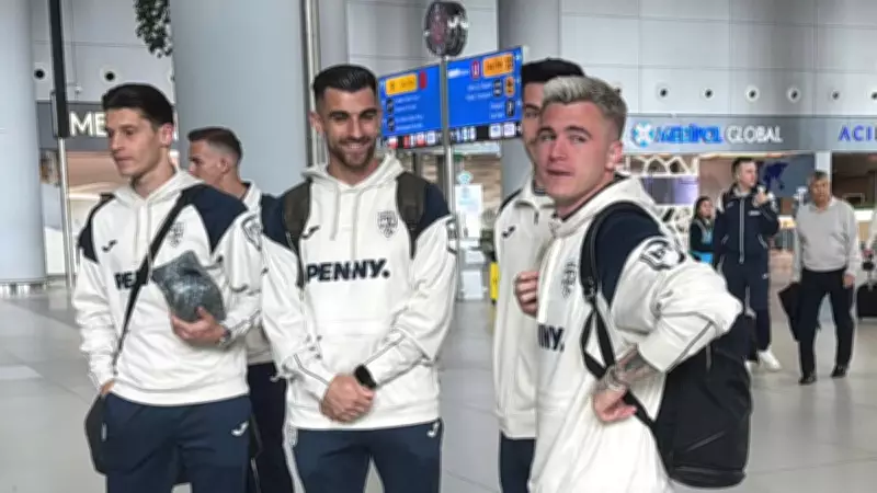 Romanya Milli Takımı İstanbul'a Geldi, Yarı Final Heyecanı Başladı