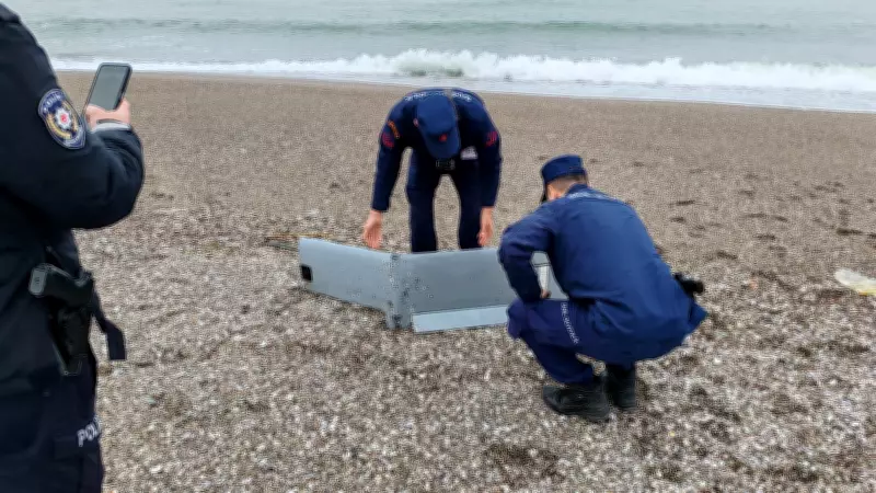 Sakarya Sahillerinde İHA Parçaları Bulundu, İnceleme Başlatıldı