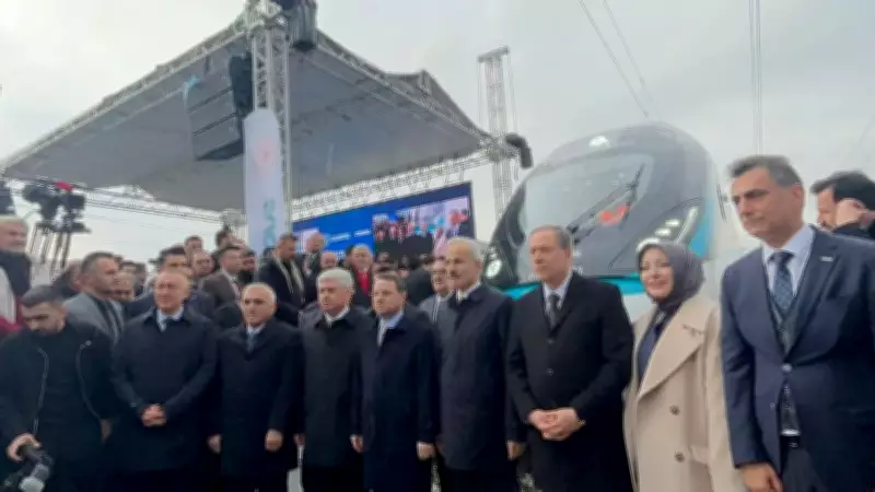 Sakarya'da Tarihi Gün: Yerli Elektrikli Hızlı Tren Raylara İndi