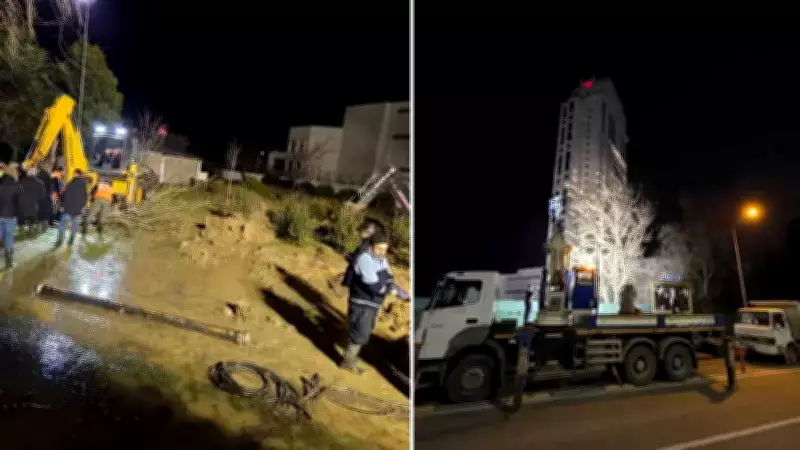 Samsun'da Ana İçme Suyu Hattı Patladı, Geniş Kesinti Bekleniyor