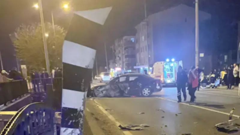 Samsun'da Kediye Çarpmamak İçin Yapılan Manevra Sonucu Köprü Korkuluğuna Çarpma Kazası: 2 Yaralı