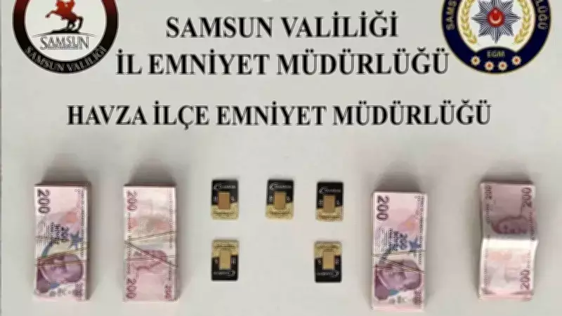 Samsun'da Sahte Altın Dolandırıcılığı: 2 Şüpheli Kuyumcuda Yakalandı