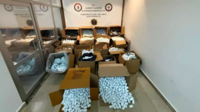 Samsun'da Tarihi Uyuşturucu Operasyonu: 421 Bin 120 Hap Ele Geçirildi