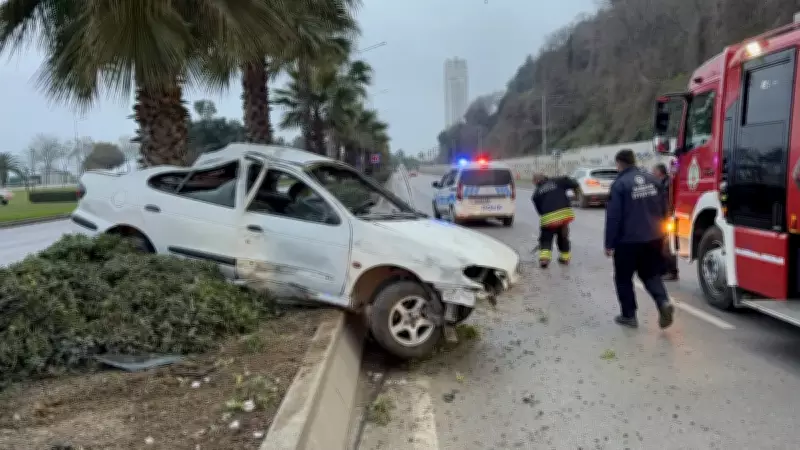 Samsun'da Trafik Magandası: Alkollü Sürücü Kaza Yaptı, 4 Kişi Yaralandı