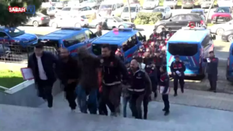 Samsun'da Uyuşturucu Operasyonu: 15 Şüpheli Gözaltına Alınarak Adliyeye Sevk Edildi