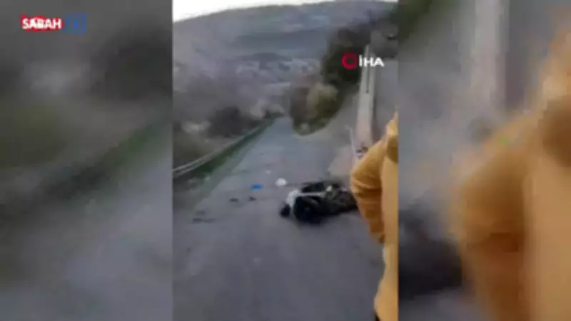 Sarıyer'de Bozuk Yol Motosiklet Kazasına Neden Oldu: Sürücü Yaralandı