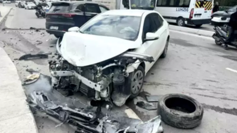 Sarıyer'de Zincirleme Trafik Kazası: 4 Yaralı