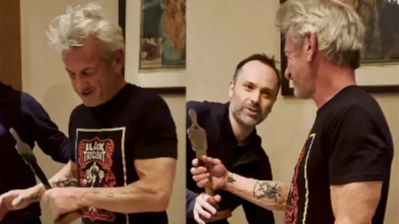 Sean Penn'e Ukrayna'dan Özel Ödül: Savaşta Hasar Gören Trenden 'Demir Oscar'