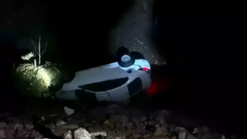 Siirt'te Otomobil Takla Attı, Bir Kişi Yaralandı