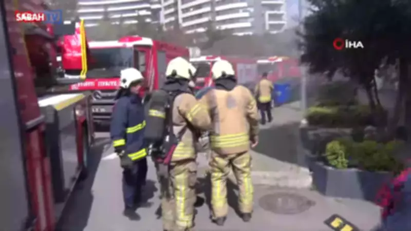 Üsküdar'da Spor Salonunda Çıkan Yangın Büyük Panik Yarattı: Bir Kişi Dumandan Etkilendi