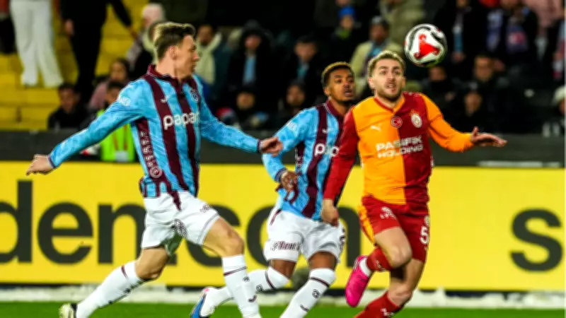 Süper Lig'de Dev Karşılaşma: Trabzonspor-Galatasaray Maç Detayları