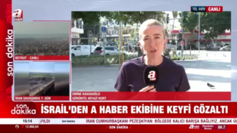 İsrail Polisi A Haber Ekibini Gözaltına Aldı: Türk Basınına Müdahale