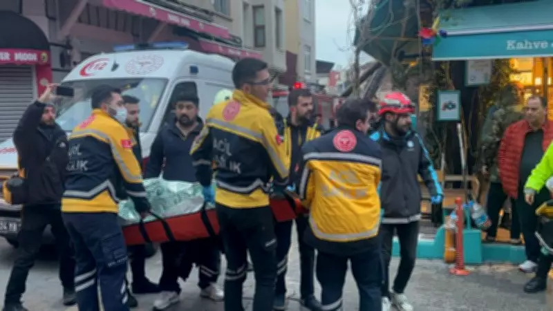 İstanbul Fatih'te Çıkan Yangında 1 Kişi Hayatını Kaybetti, 7 Kişi Yaralandı