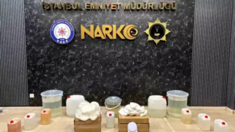 İstanbul'da Dev Operasyon: 126 Kilo Sıvı Metamfetamin Ele Geçirildi