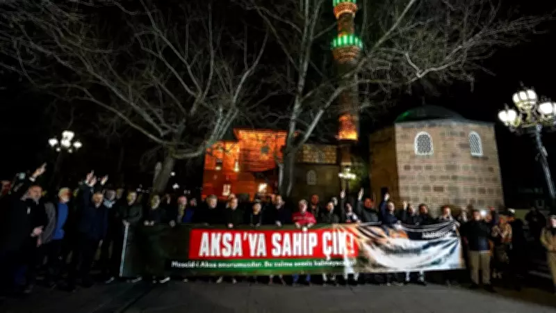 İstanbul'da Mescid-i Aksa Protestosu: STK'lar İsrail'i Kınadı