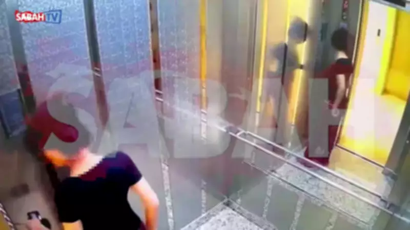 İstanbul'da Pompalı Tüfekli Saldırı: Pijamalı Kadın Asansörde Görüntülendi