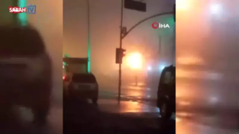 Sultangazi'de Trafodan Sıçrayan Yangın Kömür Deposunu Kül Etti