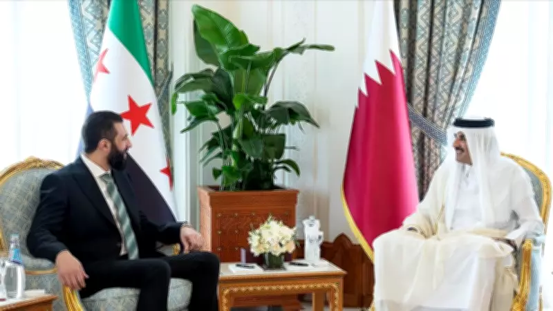 Suriye Cumhurbaşkanı Şara ile Katar Emiri Temim Telefonda Görüştü