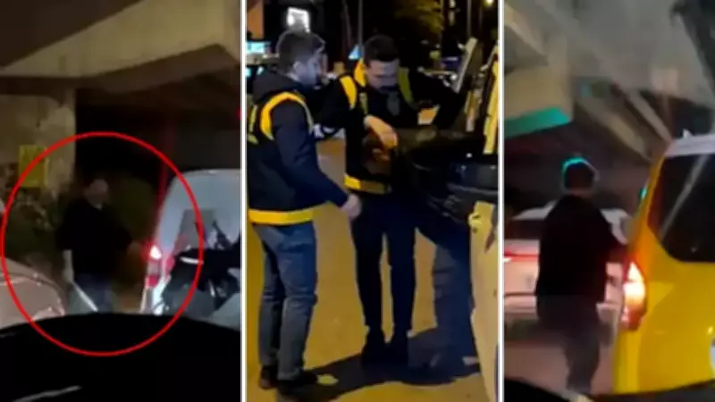 Taksici, Hafif Ticari Aracı Takip Edip Tahta Sopayla İndi: 201 Bin Lira Ceza