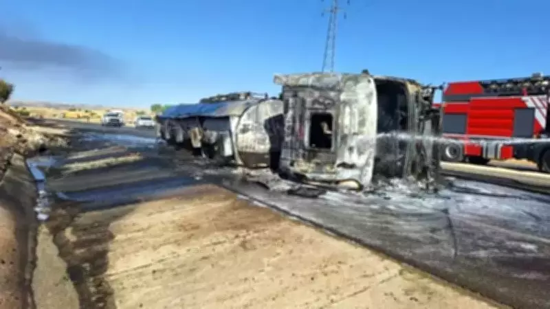 Tekirdağ Malkara'da Ham Ayçiçeği Yağı Tankeri Şarampole Devrildi: Sürücü Hayatını Kaybetti