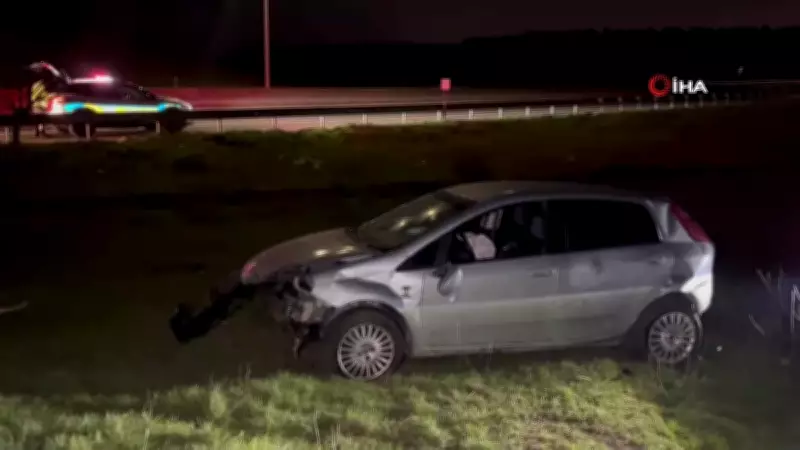 Tekirdağ'da Alkollü Sürücü Şarampole Uçtu, 5. Kez Yakalanınca 390 Bin Lira Ceza Yedi