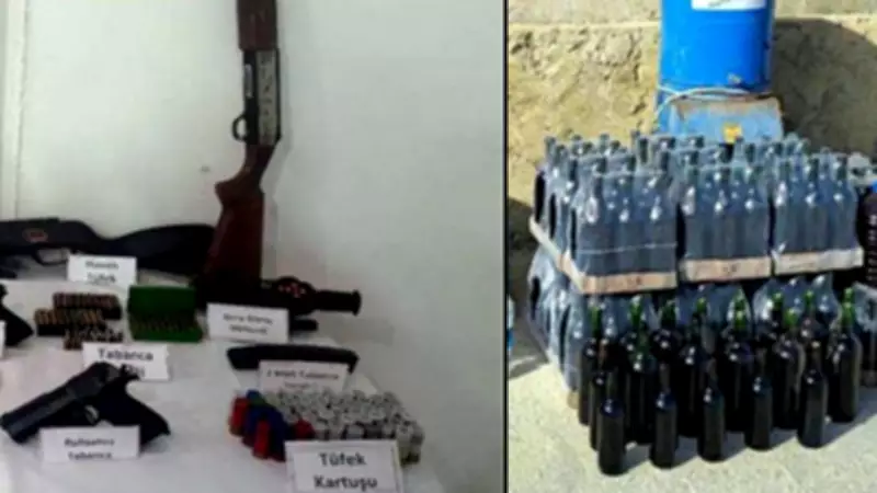 Tekirdağ'da Çiftlikte Büyük Operasyon: Silah, Sahte İçki ve Uyuşturucu Ele Geçirildi