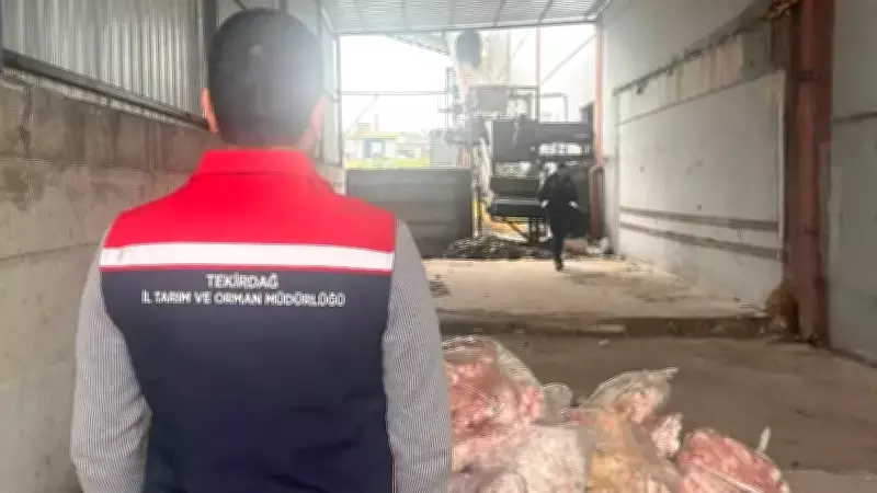 Tekirdağ'da Kaçak Hayvansal Ürün Operasyonu: 2.8 Ton Ürün İmha Edildi