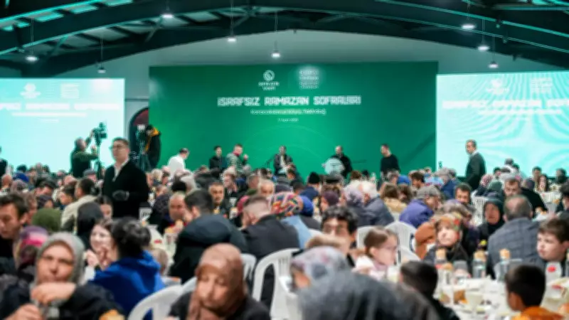 Tekirdağ'da İsrafsız Ramazan Sofraları İftarı Düzenlendi