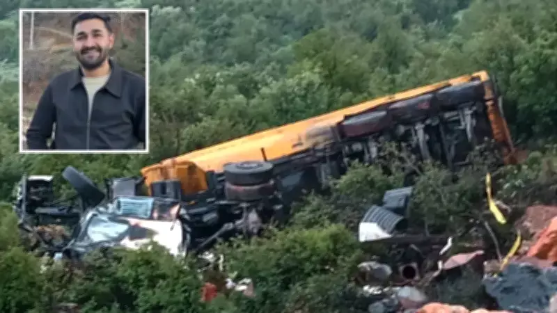 TIR Uçuruma Devrildi: Sürücü Hayatını Kaybetti, Araçta Yangın Çıktı