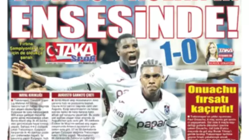 Trabzon Basınında Buldozer Etkisi: Trabzonspor, Eyüpspor'u Geçerek 5'te 5 Yaptı