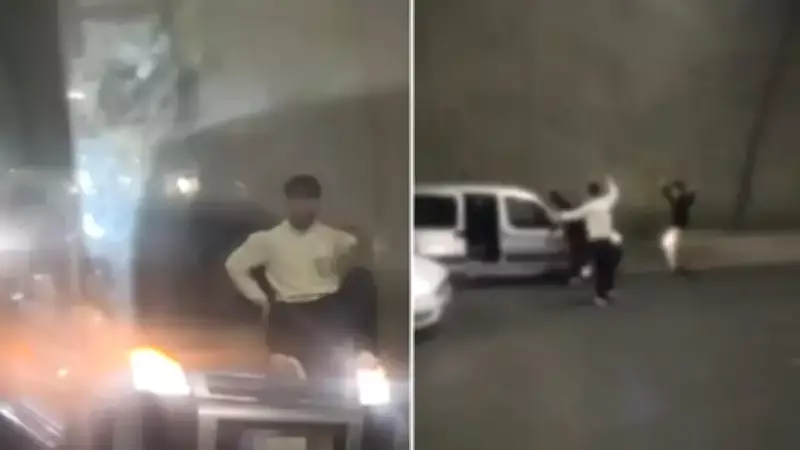 Trabzon'da Tünelde Dans Eden Sürücüye 180 Bin Lira Ceza ve 120 Gün Trafikten Men