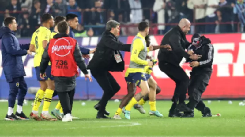 Trabzonspor-Fenerbahçe Maçı Sonrası Olaylarda Karar: Futbolculara ve Taraftarlara Cezalar