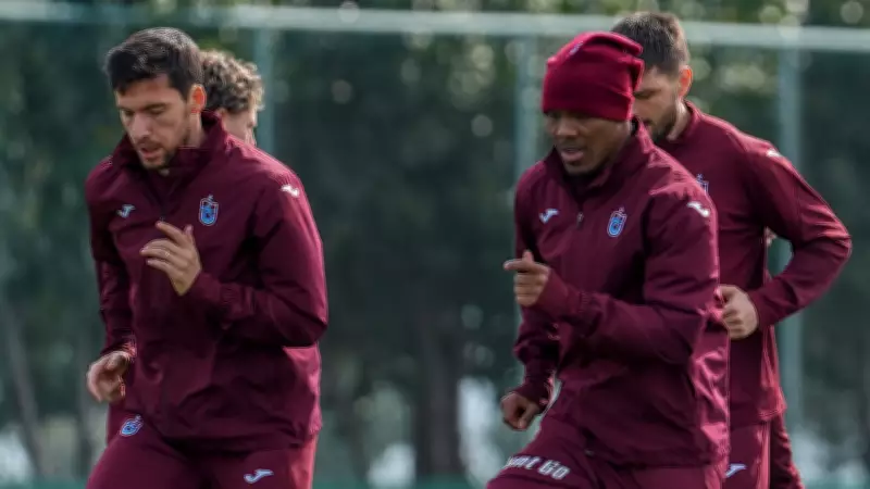 Trabzonspor Galatasaray Hazırlıklarını Yoğun Antrenmanla Sürdürüyor