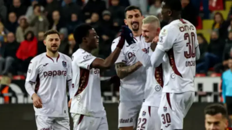 Trabzonspor, Kayserispor'u 3-1 Mağlup Ederek Süper Lig'de 3. Sıraya Yükseldi